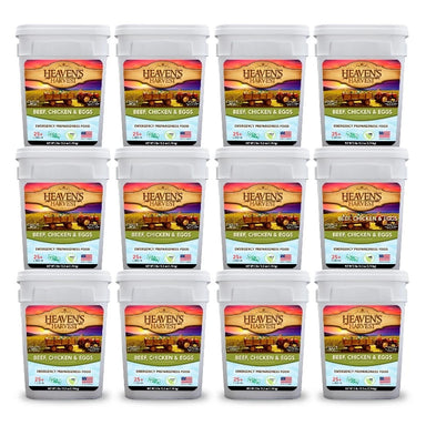 12 Pack of Protein Emergency Food Storage