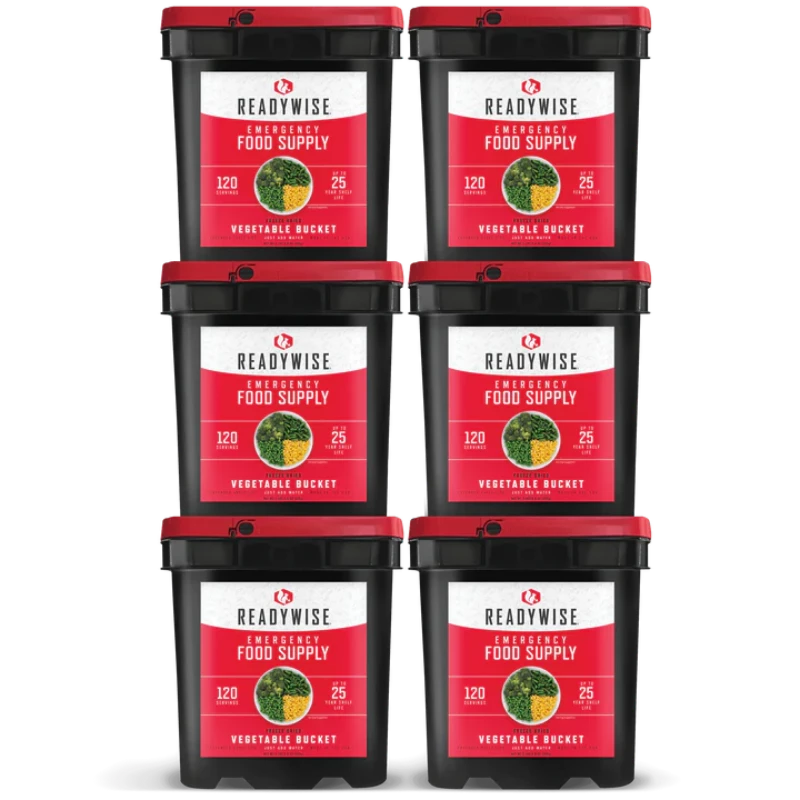 720 servings ReadyWise Emergency Food Storage Vegetables