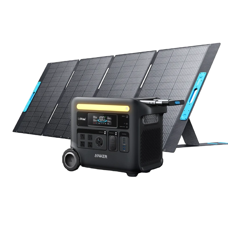 AnkerF2600PortablePowerStationwith400wsolar panel