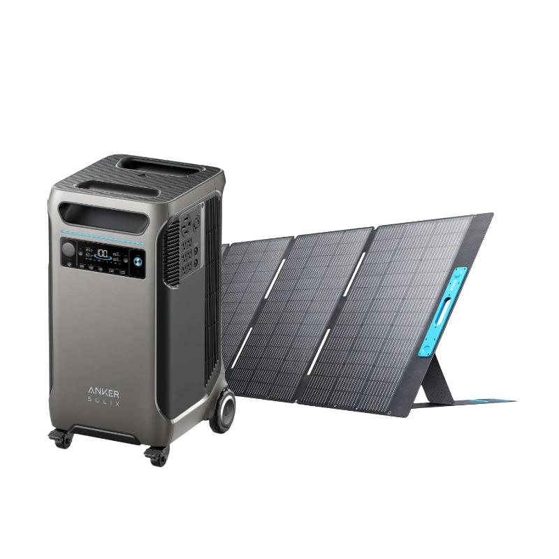 Anker Solix F3800 and solar panel