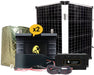 lithium Battery plus solar panel plus warmer