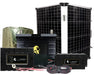 lithium battery filter plus solar panel and storage