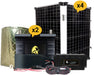 lithium battery filter solar storage plus savanna plus inverter plus warmer 4x