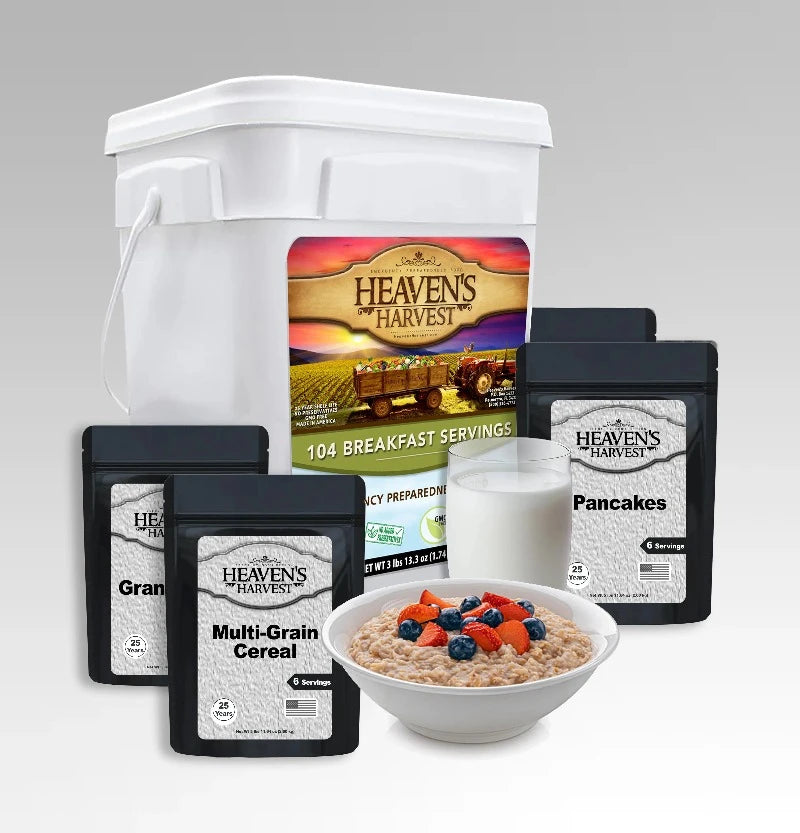 Heavens Harvest Emergency Breakfast food storage