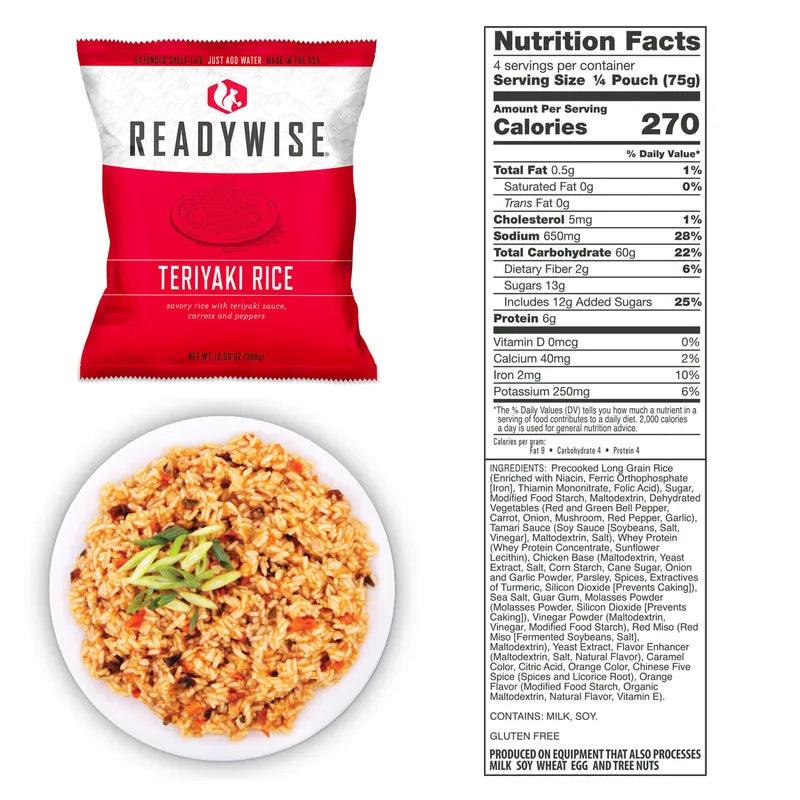 ReadyWise 1,080 Servings Entrée Food Supply