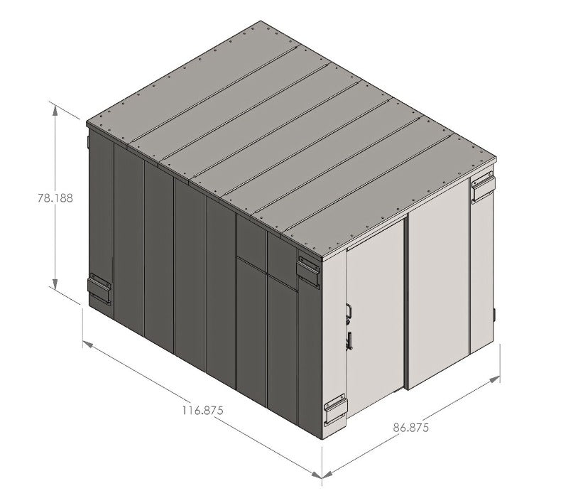 Swisher storm tornado shelter dimensions