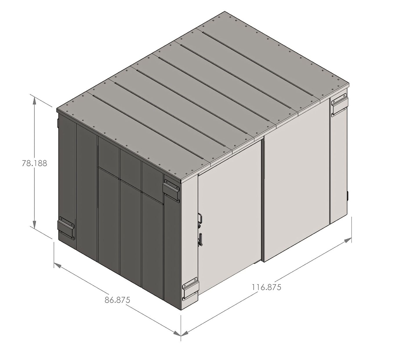 Swisher ESP Wheelchair Accessible Safety Shelter - 20 person